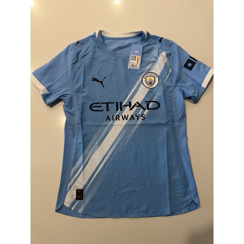 Puma Manchester City 25-26 Home Authentic Jersey 780336-01 Blue Mens S NWT